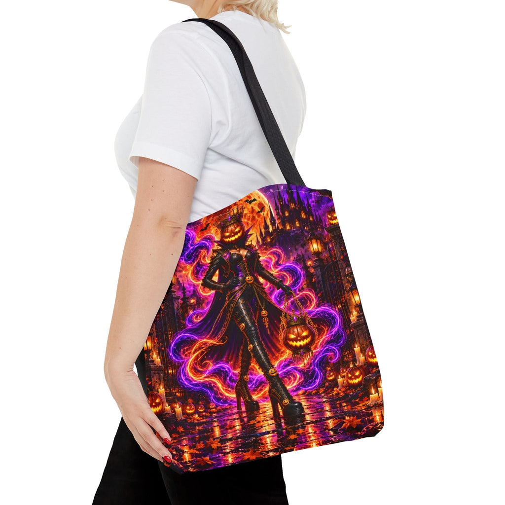 Halloween Trick or Treat Tote Bag - Pumpkin Queen - Kids Candy Bag