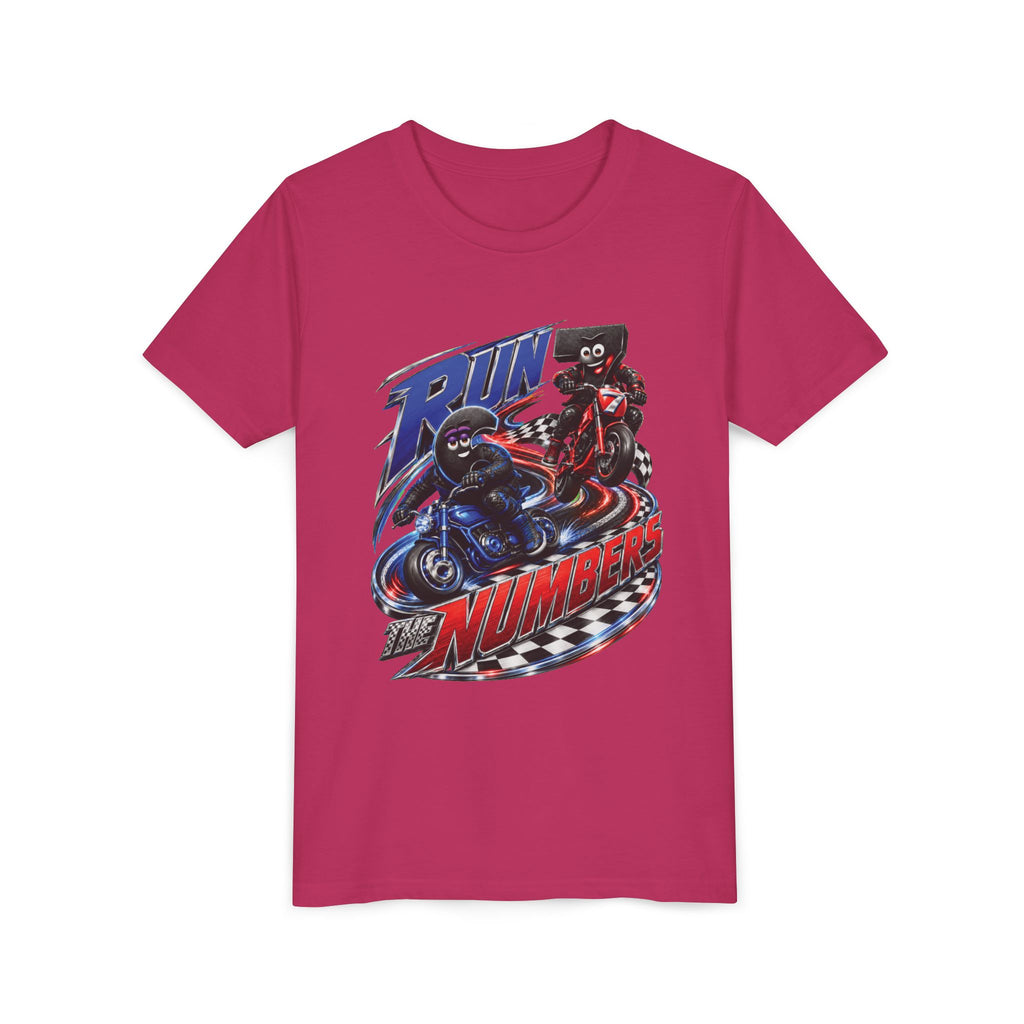 Title: 6-7: Run the Numbers | Youth Unisex Tee