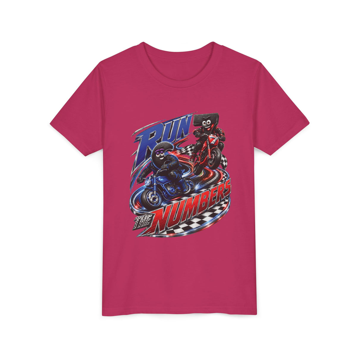 Title: 6-7: Run the Numbers | Youth Unisex Tee
