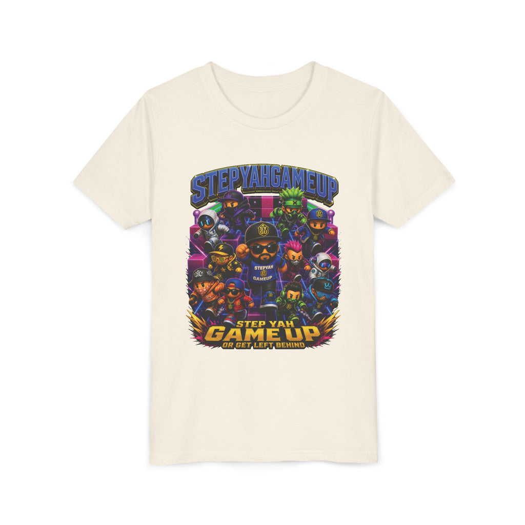 Step Yah Game Up Or Get Left Behind | Unisex Youth Tee
