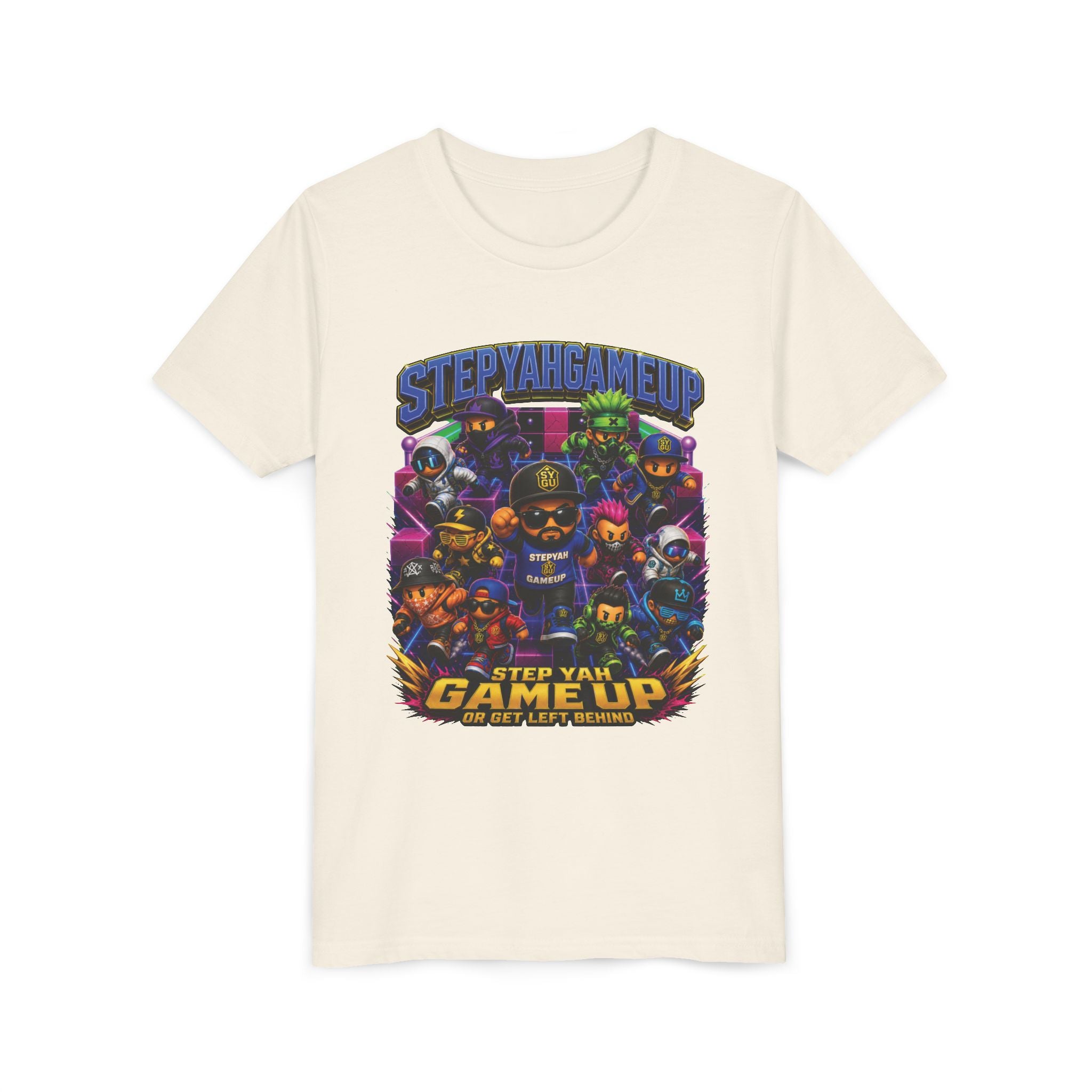 Step Yah Game Up Or Get Left Behind | Unisex Youth Tee
