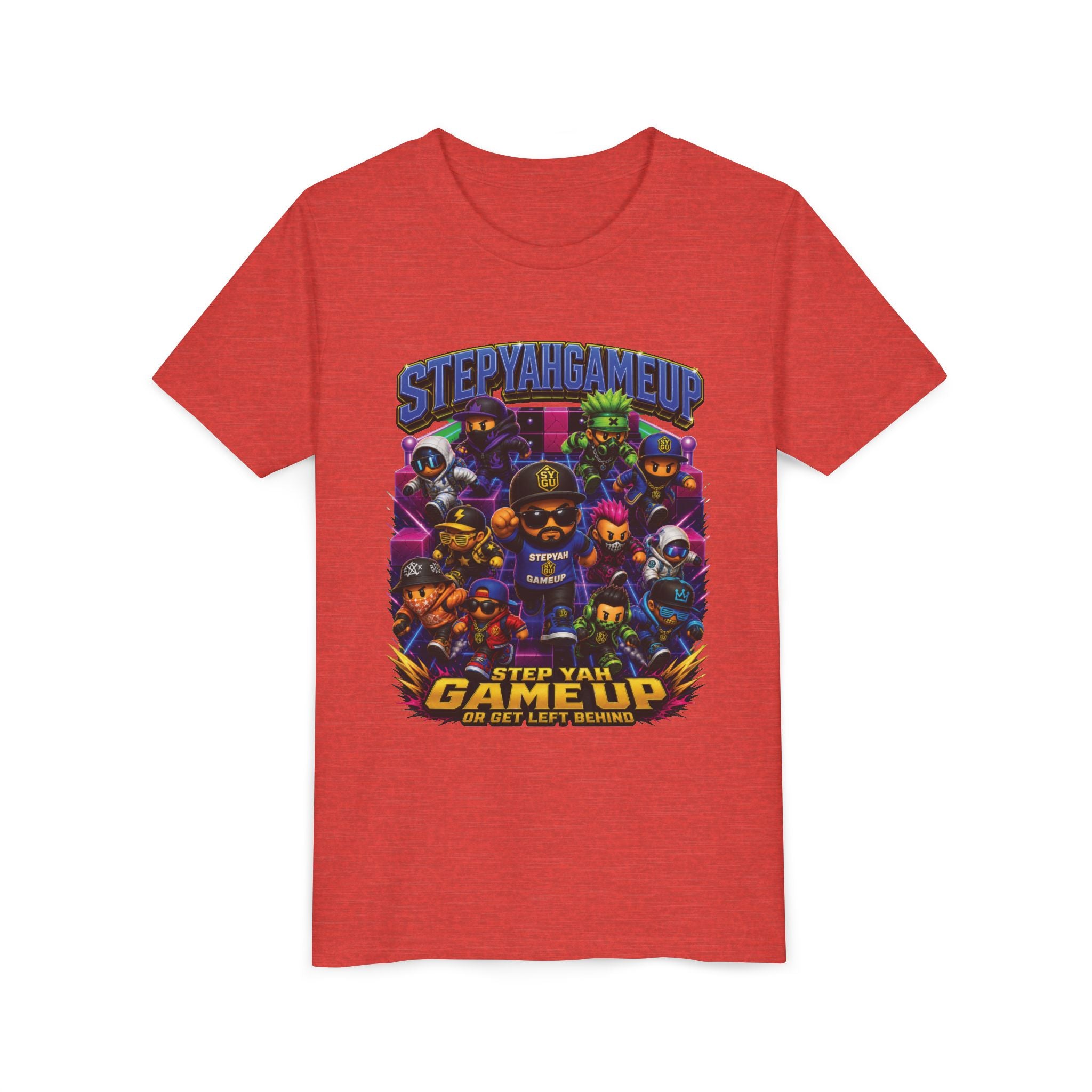Step Yah Game Up Or Get Left Behind | Unisex Youth Tee