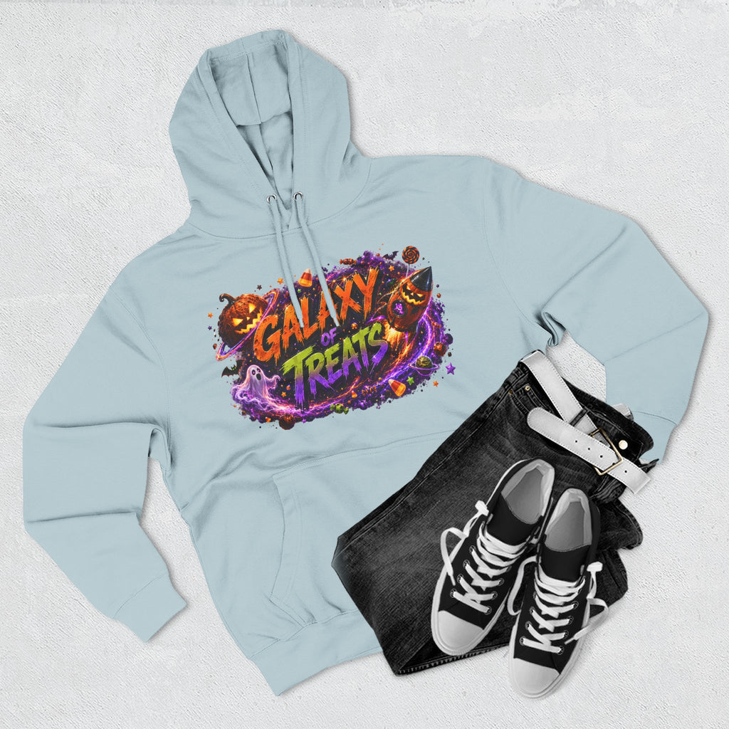"Galaxy of Treats — Trick or Treat Galaxy Halloween Hoodie | Adult Unisex"