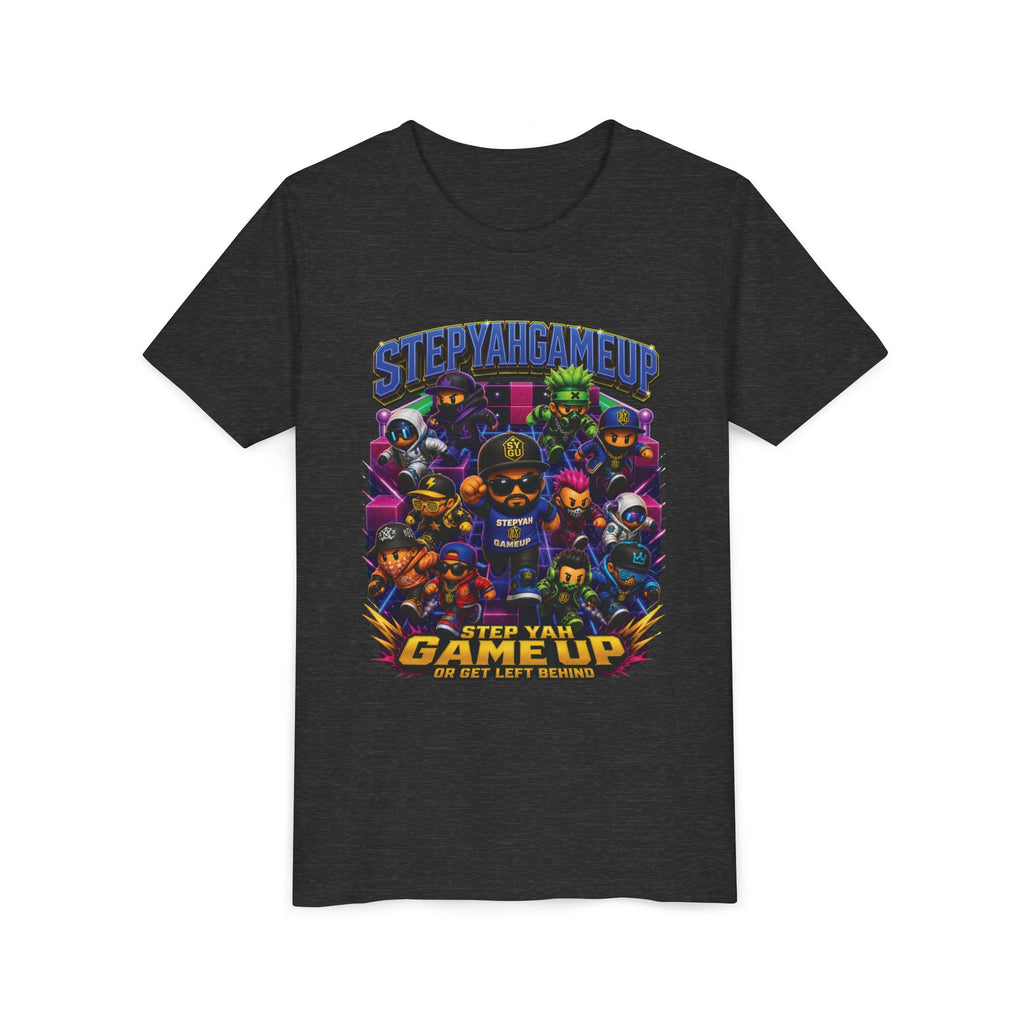 Step Yah Game Up Or Get Left Behind | Unisex Youth Tee