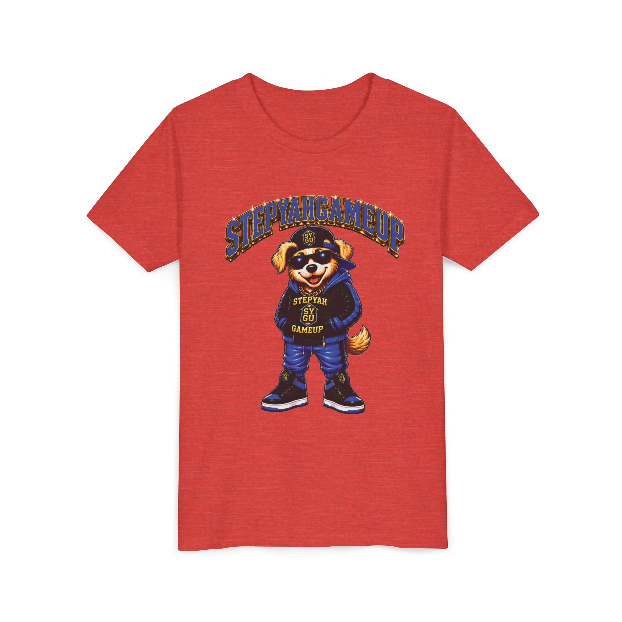 StepYahGameUp — SYGU Dog | Blue Edition | Unisex Youth Tee