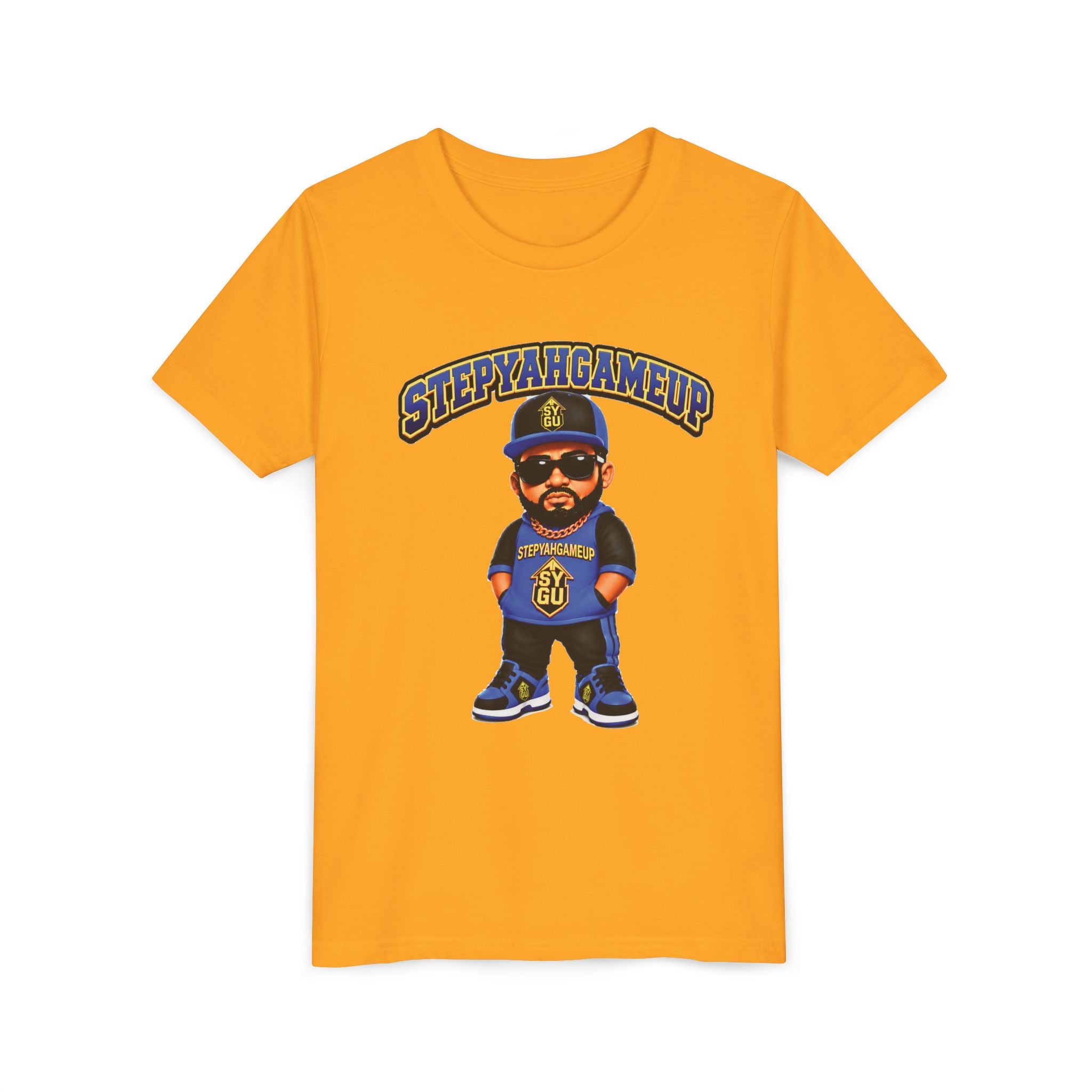StepYahGameUp — Stumble Step | Hands In Pockets | Unisex Youth Tee