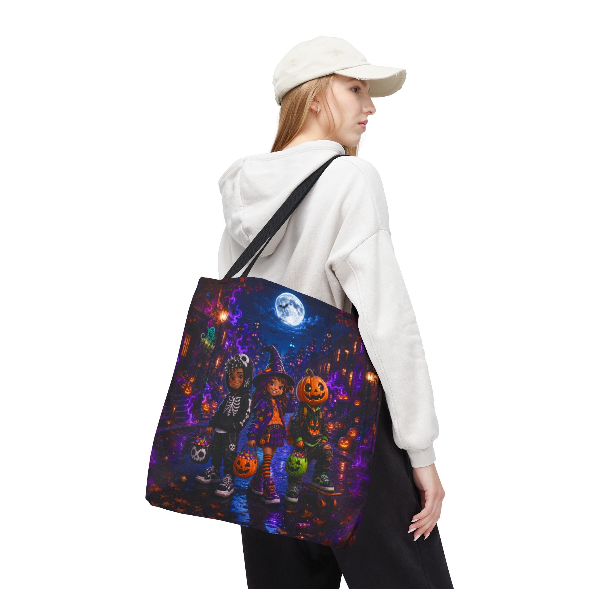 Halloween Tote Bag — Midnight Trick-or-Treat Crew
