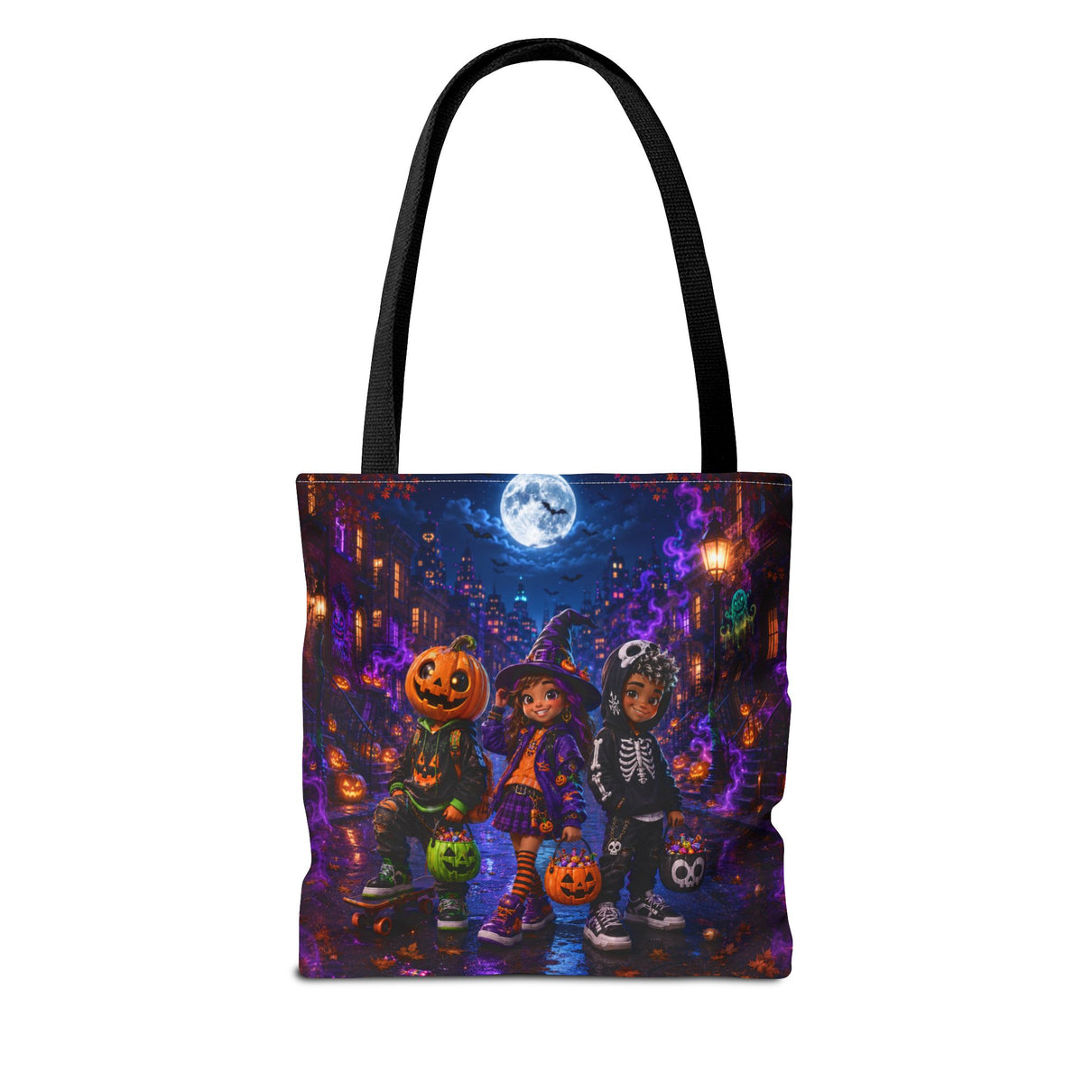 Halloween Tote Bag — Midnight Trick-or-Treat Crew