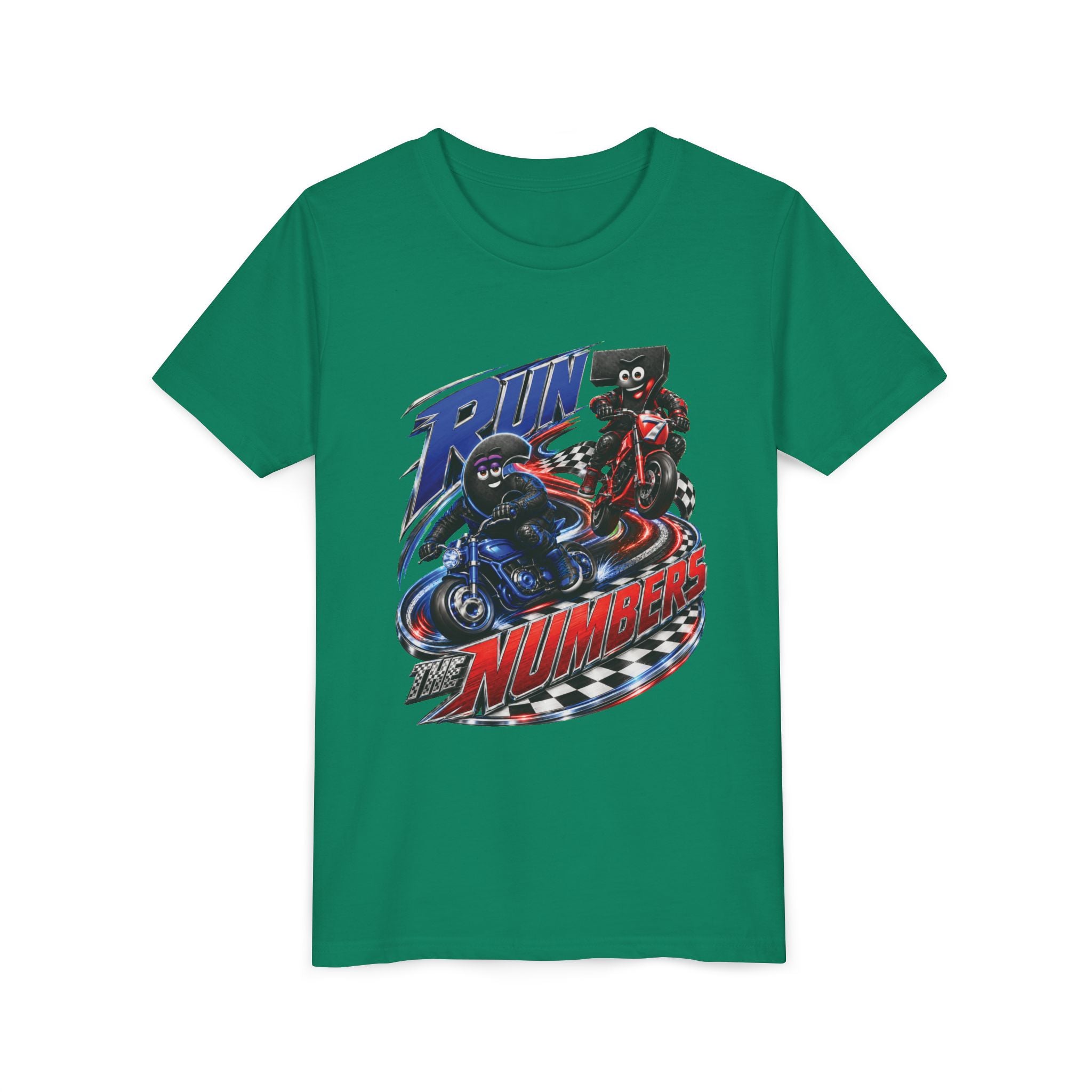 Title: 6-7: Run the Numbers | Youth Unisex Tee