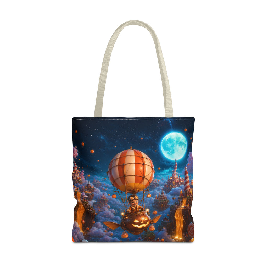 Halloween Tote Bag — Candy Corn Sky Captain