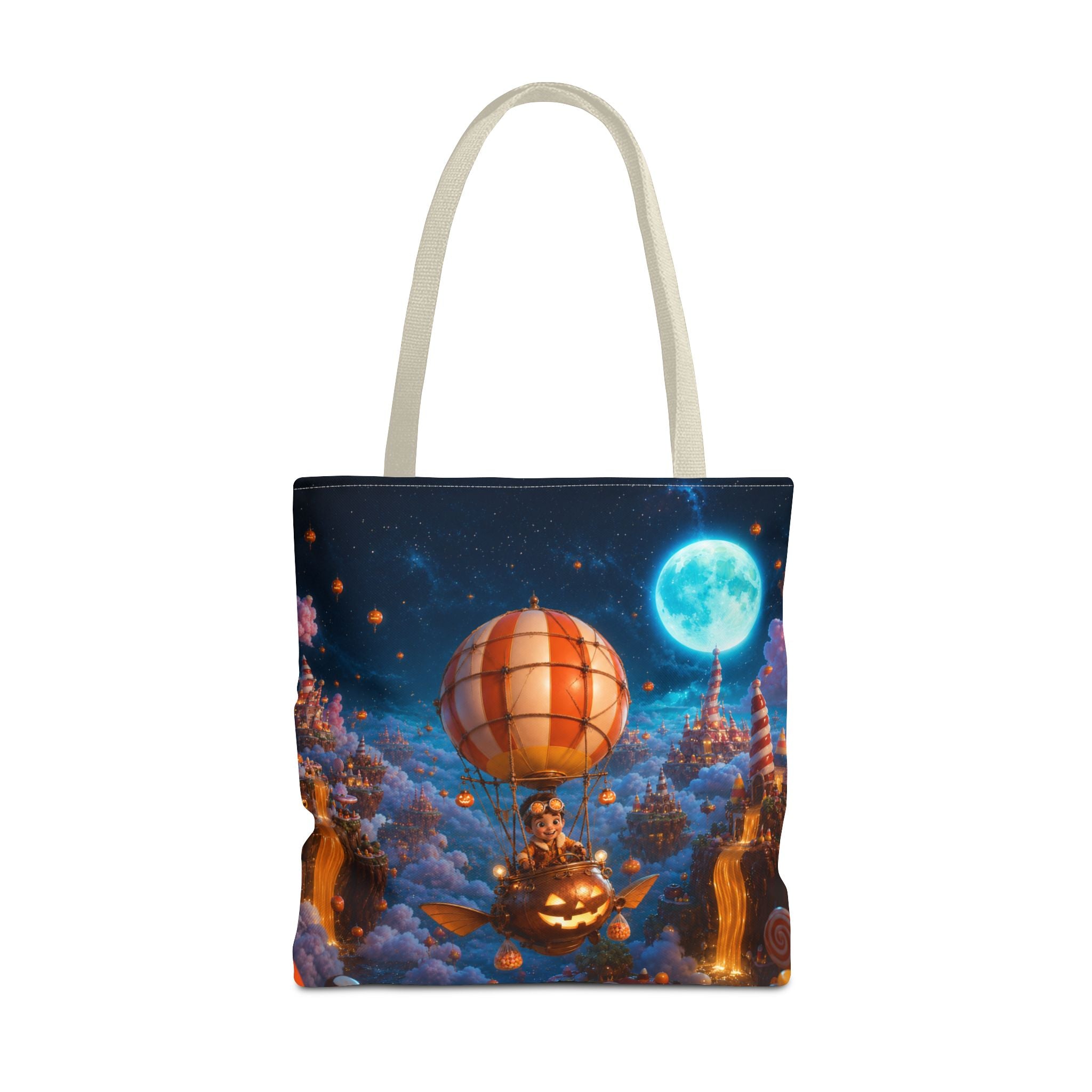 Halloween Tote Bag — Candy Corn Sky Captain