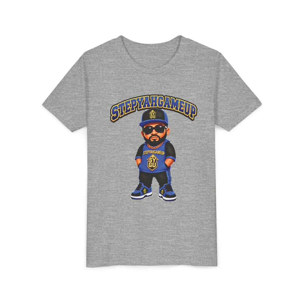 StepYahGameUp — Stumble Step | Hands In Pockets | Unisex Youth Tee
