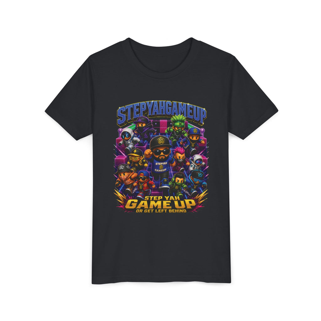 Step Yah Game Up Or Get Left Behind | Unisex Youth Tee