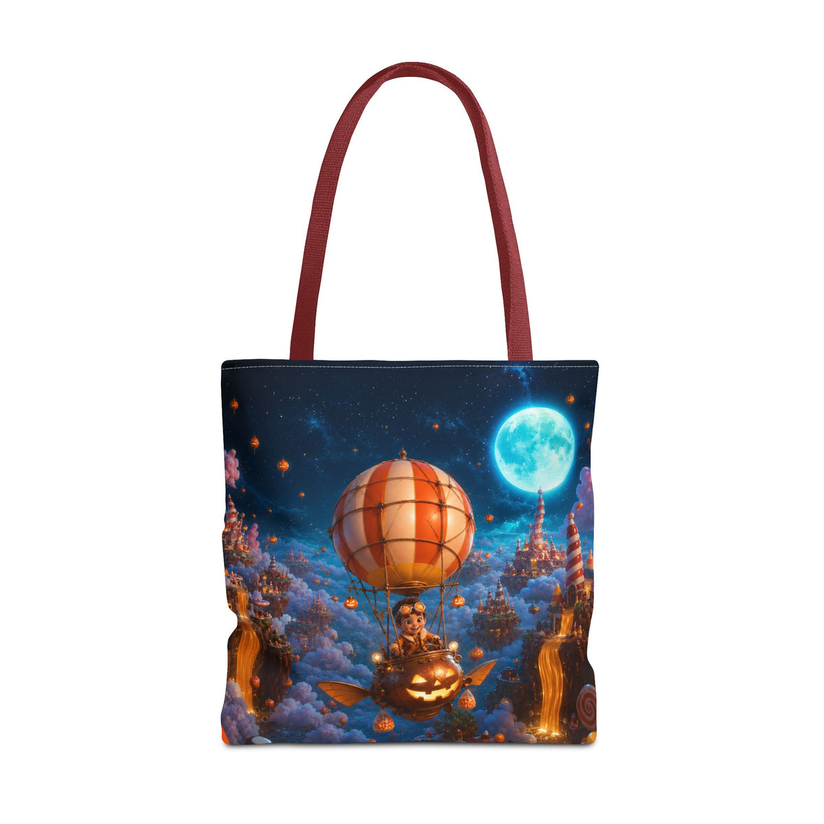 Halloween Tote Bag — Candy Corn Sky Captain