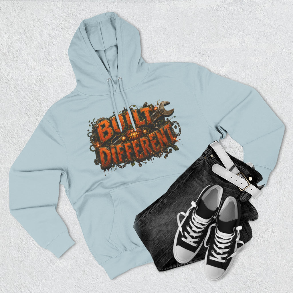 Built Different — Pumpkin Patch Mechanic Halloween Hoodie | Adult Unisex