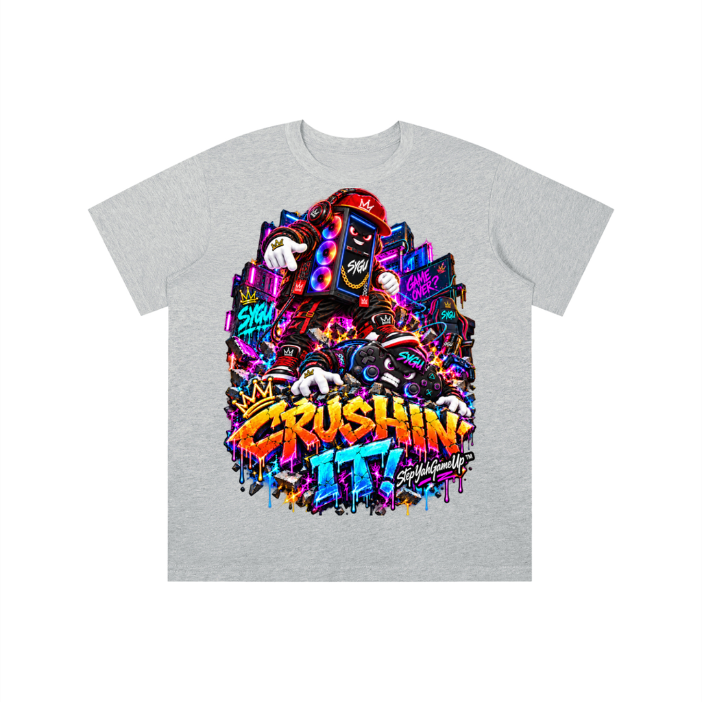 StepYahGameUp™ Crushin’ It! Graphic T-Shirt - Youth Unisex Tee