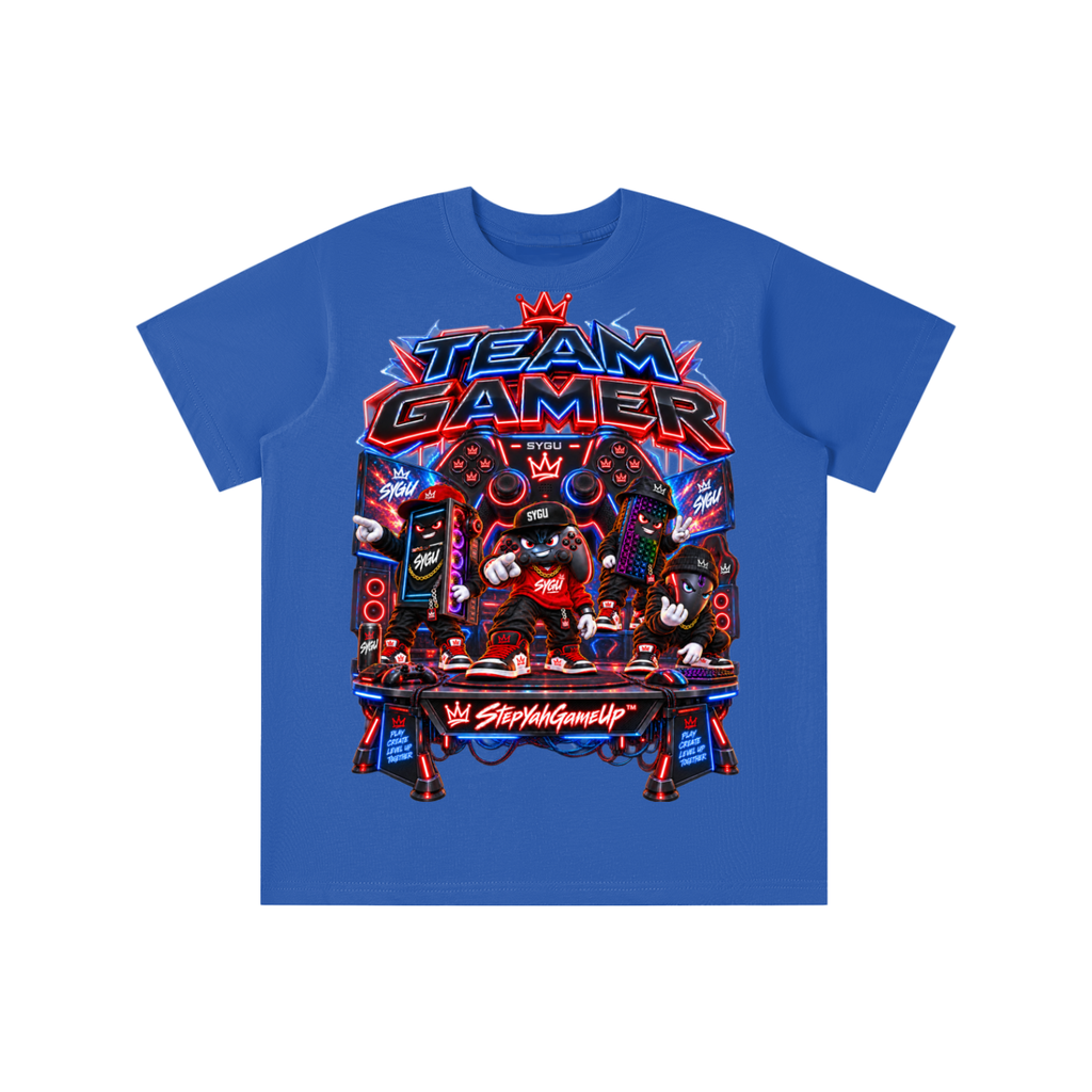 StepYahGameUp™ Team Gamer Graphic T-Shirt - Youth Unisex Tee