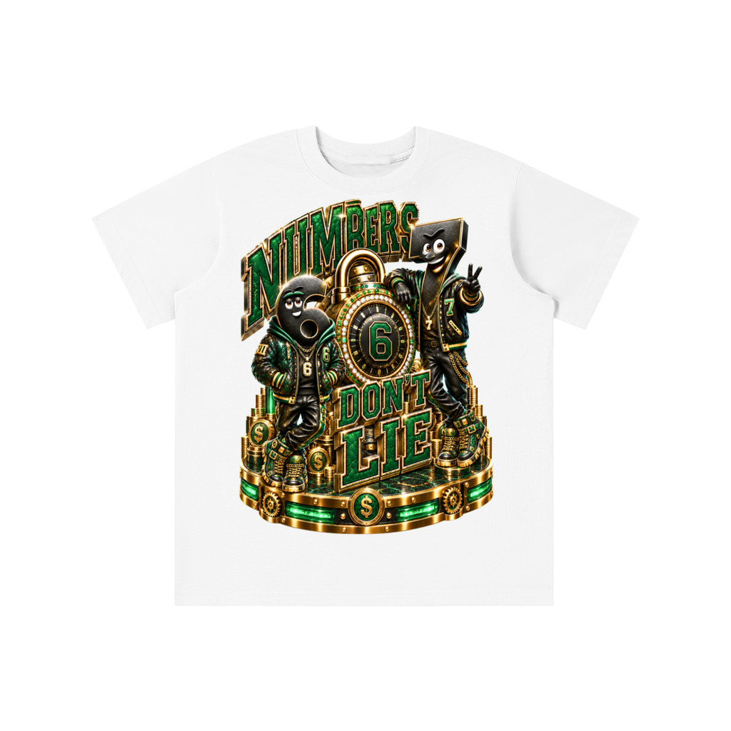 6-7 Street Mode™ Numbers Don’t Lie Graphic T-Shirt - Youth Unisex Tee