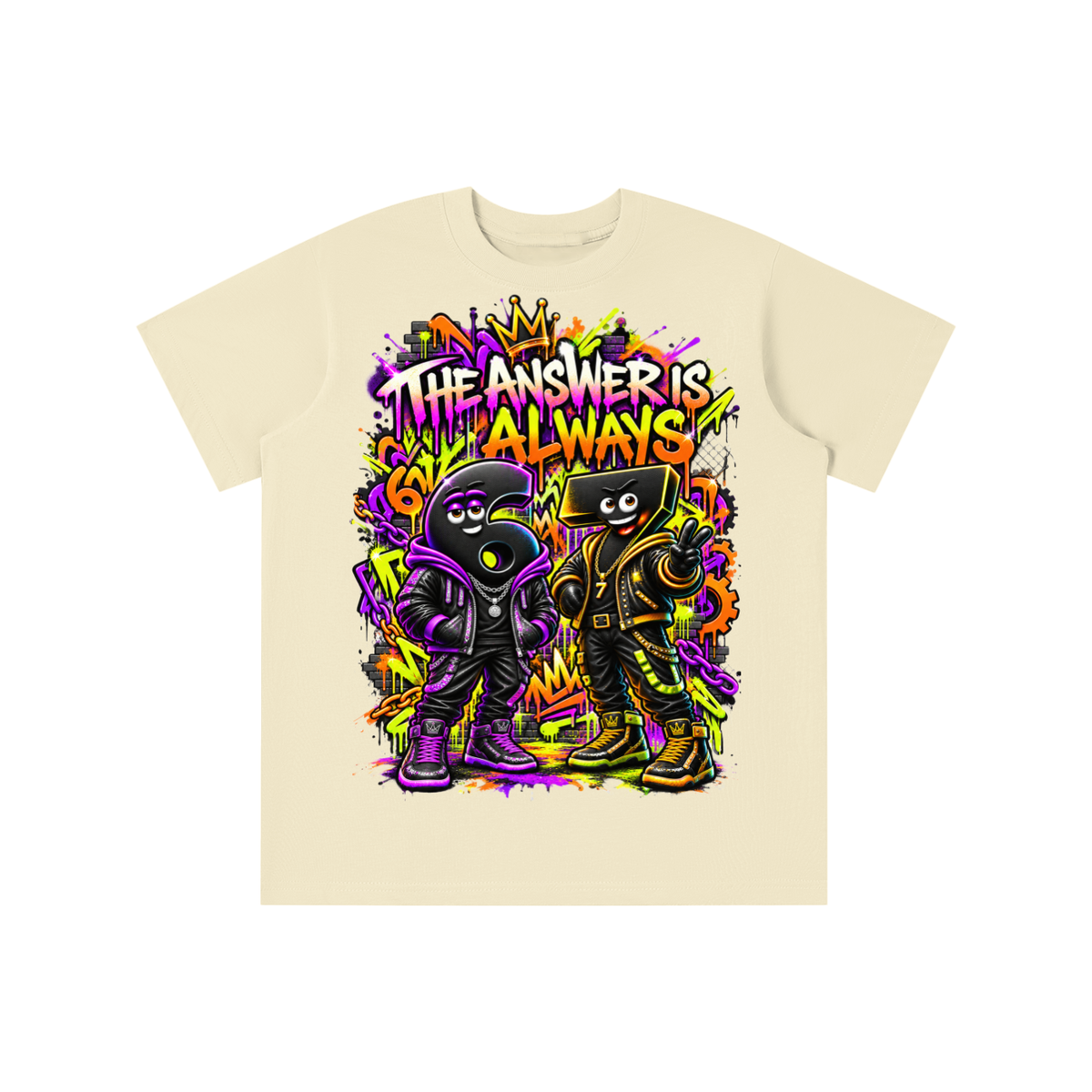 6-7 Street Mode™ Graphic T-Shirt - The Answer Is Always 6-7 - Youth Unisex Tee