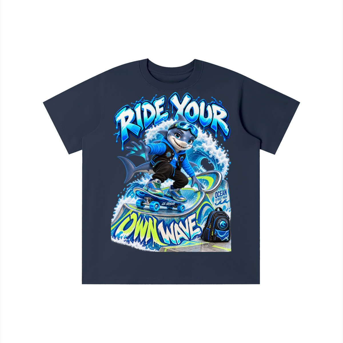 Ocean Street Prep™ Lil Shyler Ride Your Own Wave Graphic T-Shirt - Youth Unisex Tee