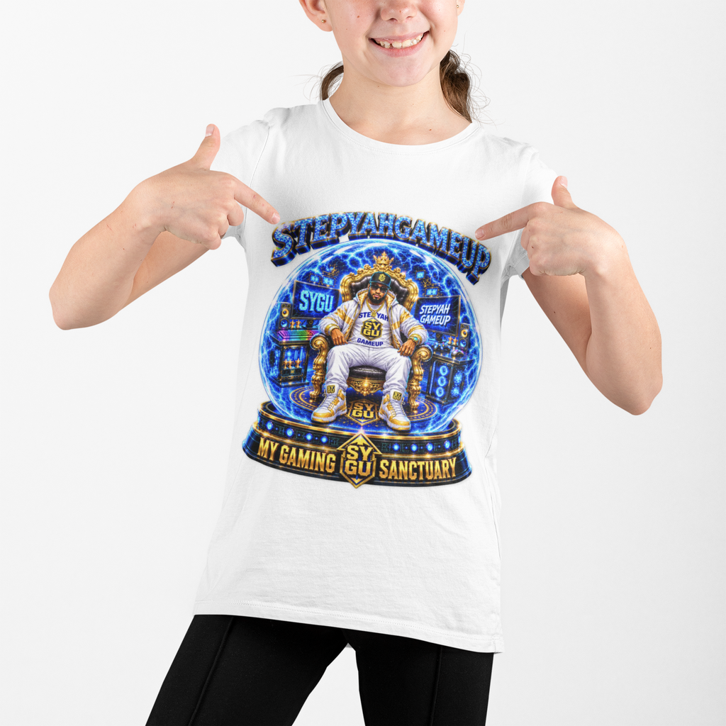 StepYahGameUp — My Gaming Sanctuary | Unisex Youth Tee
