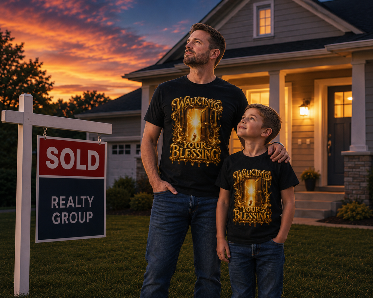 Walk Into Your Blessing Shirt, Adult Unisex Christian Faith T-Shirt, Religious Gift