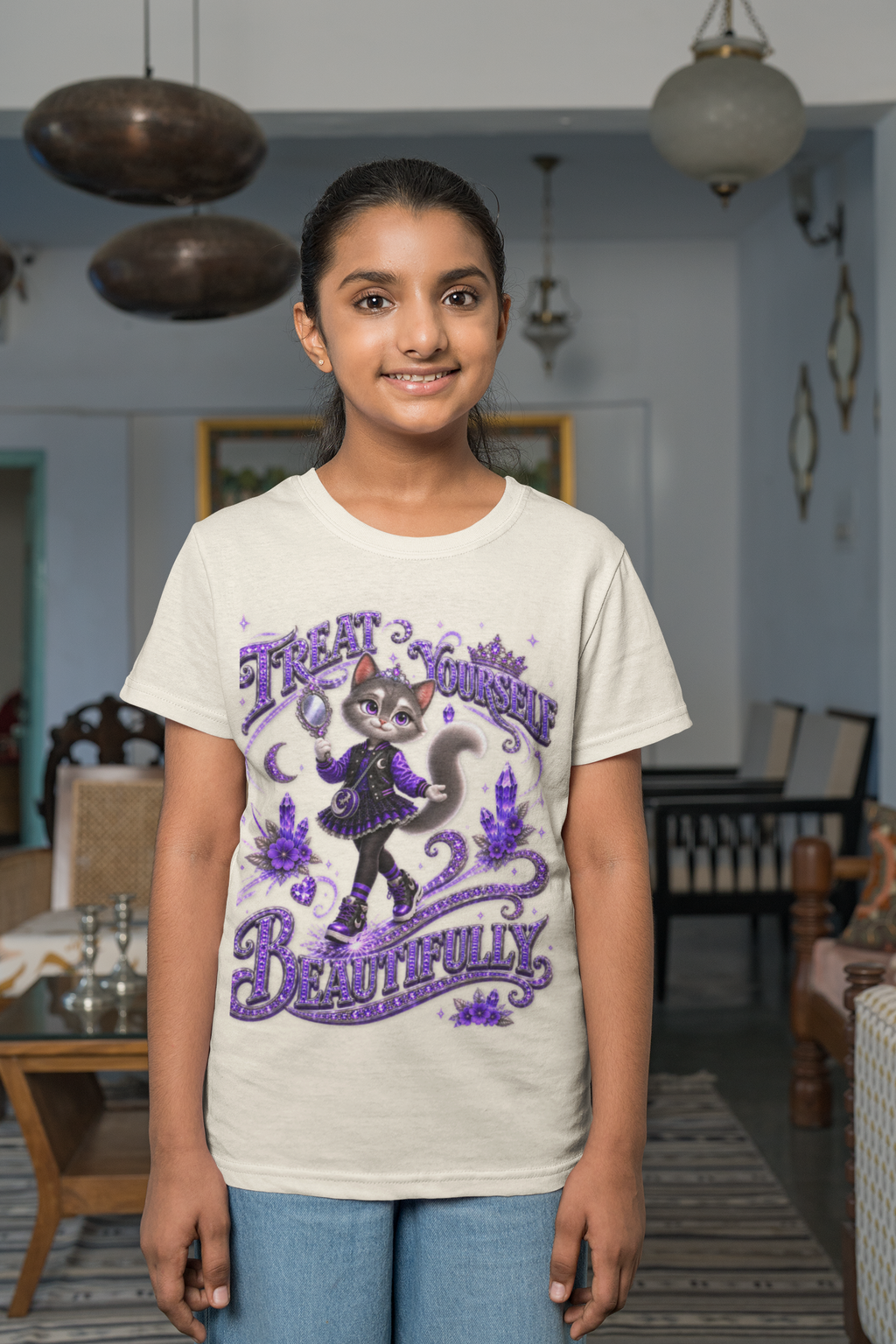 Treat Yourself Beautifully – Lil Bella™ | Youth Unisex Tee
