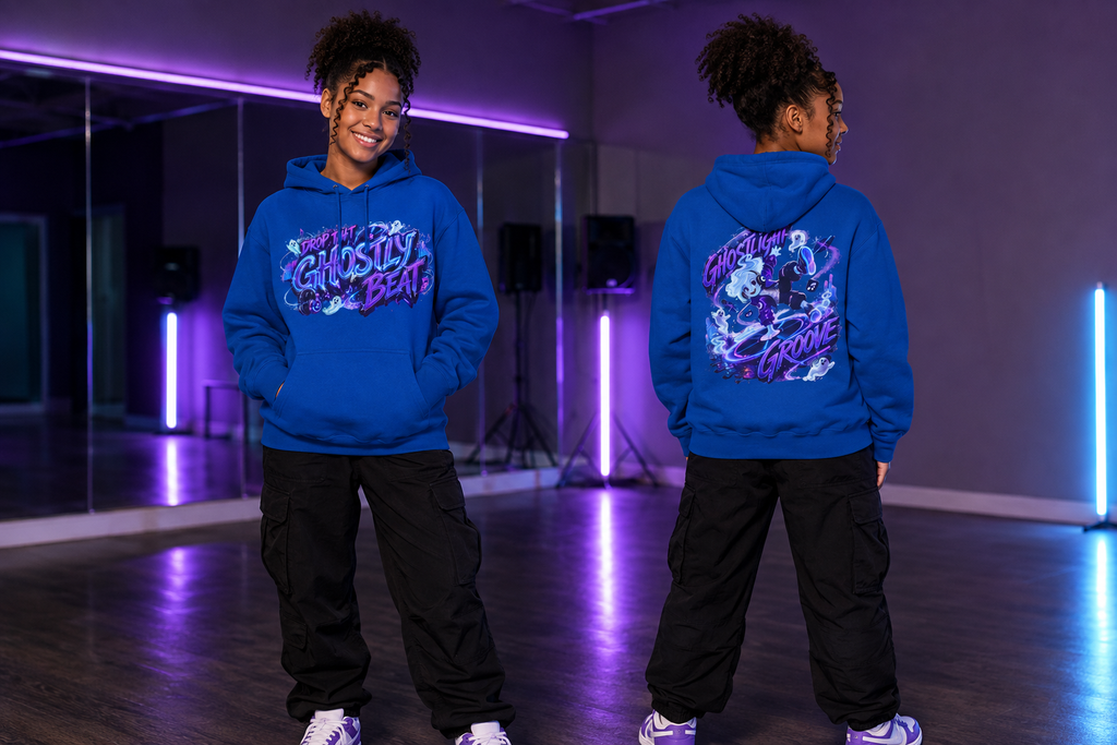 Drop That Ghostly Beat — Ghostlight Groove Halloween Hoodie | Adult Unisex