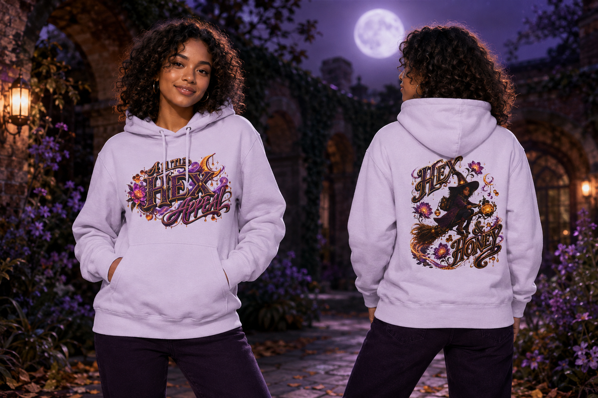 All the Hex Appeal — Hex and Honey Halloween Hoodie | Adult Unisex