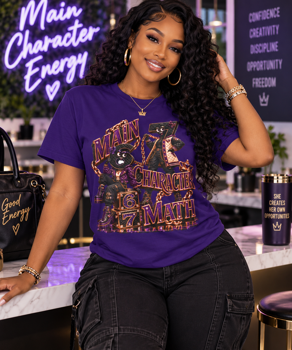 6-7: Main Character Math | Adult Unisex Tee