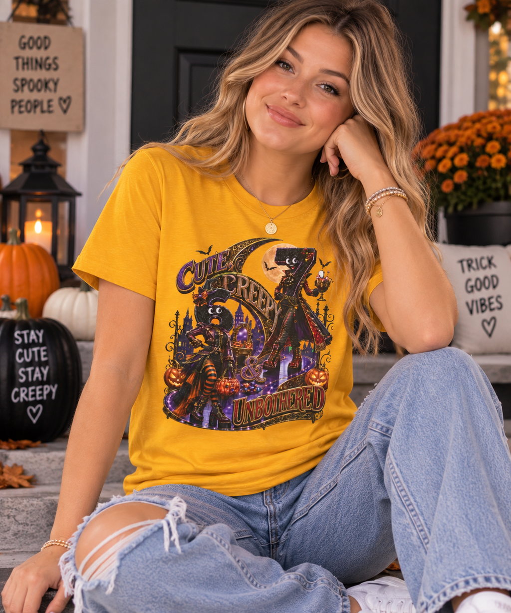 6-7: Cute, Creepy & Unbothered | Youth Unisex Tee