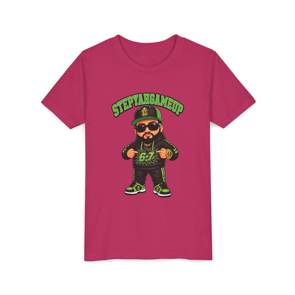 StepYahGameUp — Stumble Step 6-7 | Green Edition | Unisex Youth Tee