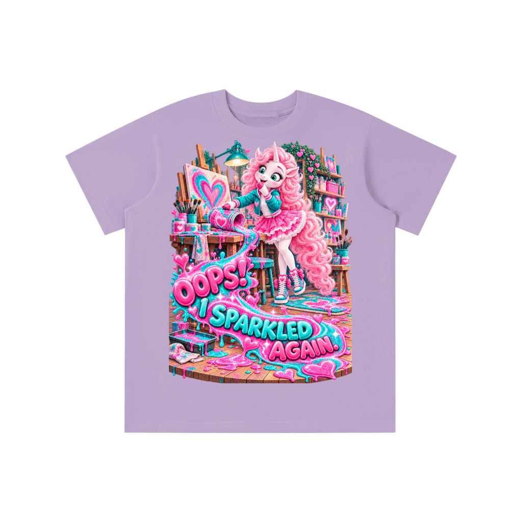 Umyrica Magical Collection™ Oops I Sparkled Again Graphic T-Shirt - Youth Unisex Tee