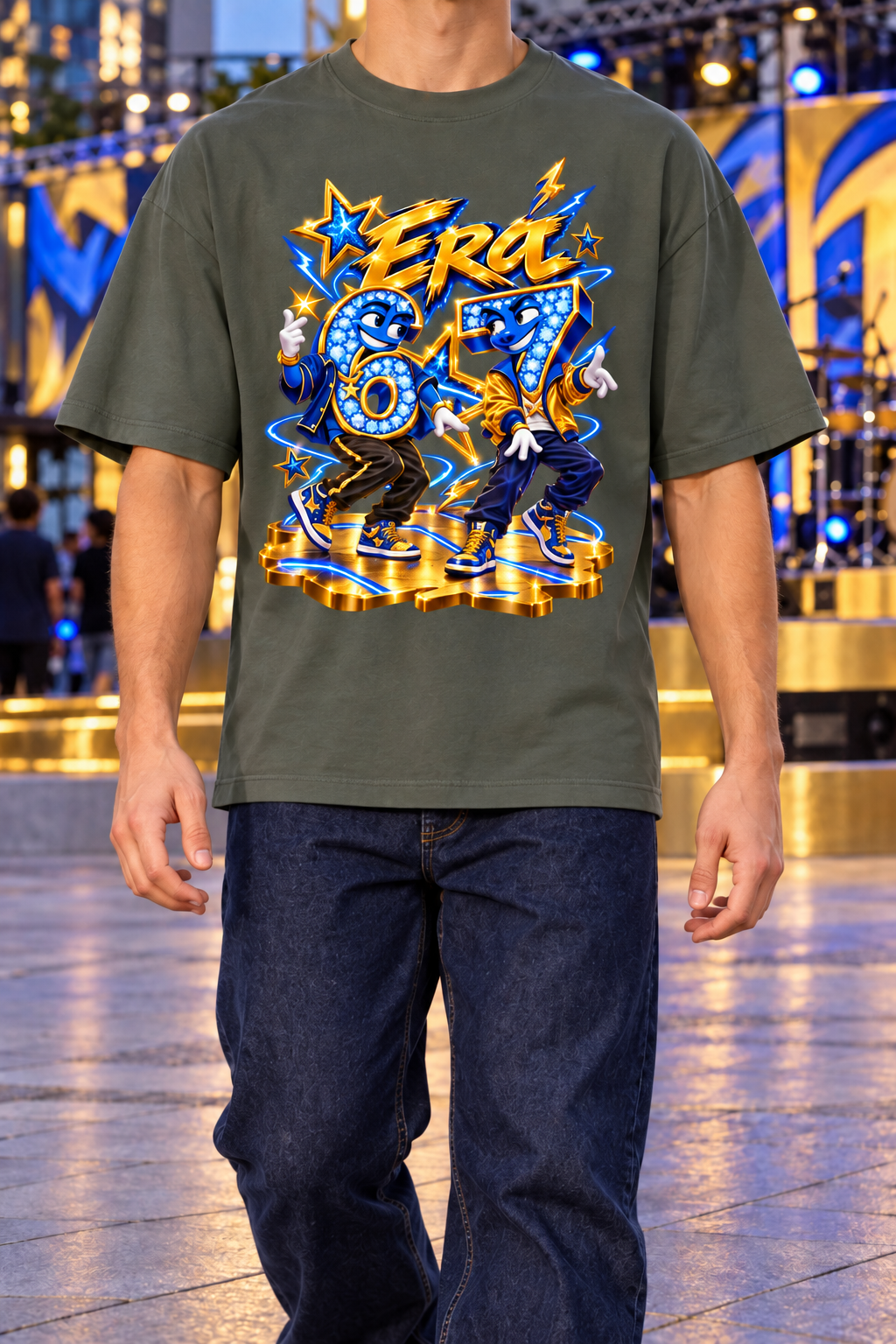 6-7 Street Mode™ Zero 6-7 Oversized Graphic T-Shirt - Unisex