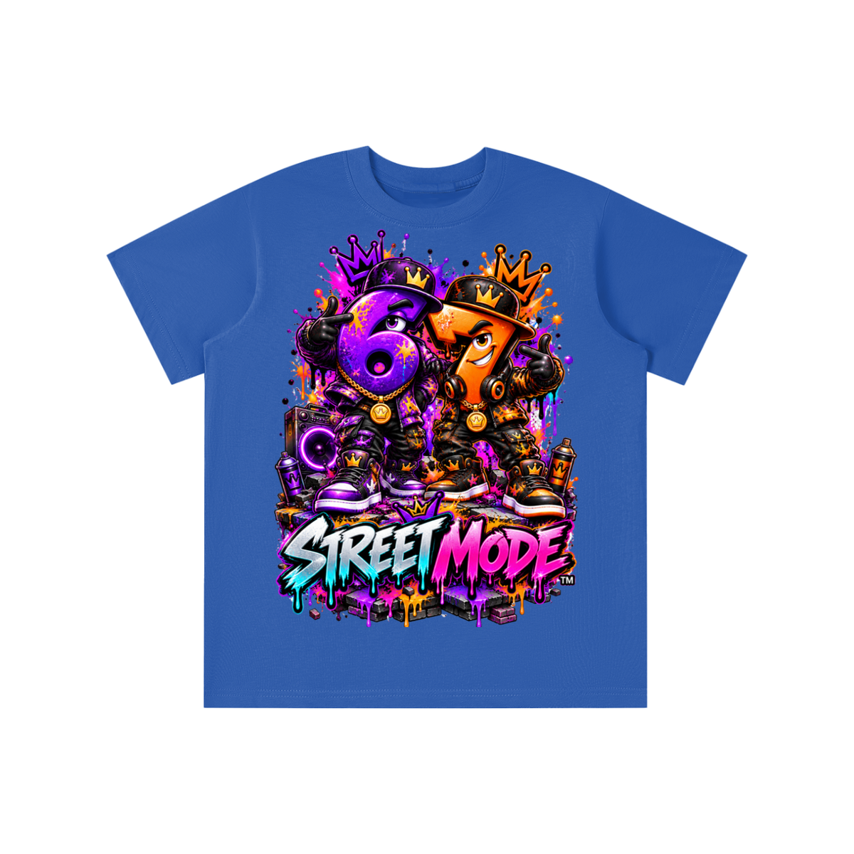 6-7 Street Mode™ Graffiti Graphic T-Shirt - Street Mode Male - Youth Unisex Tee