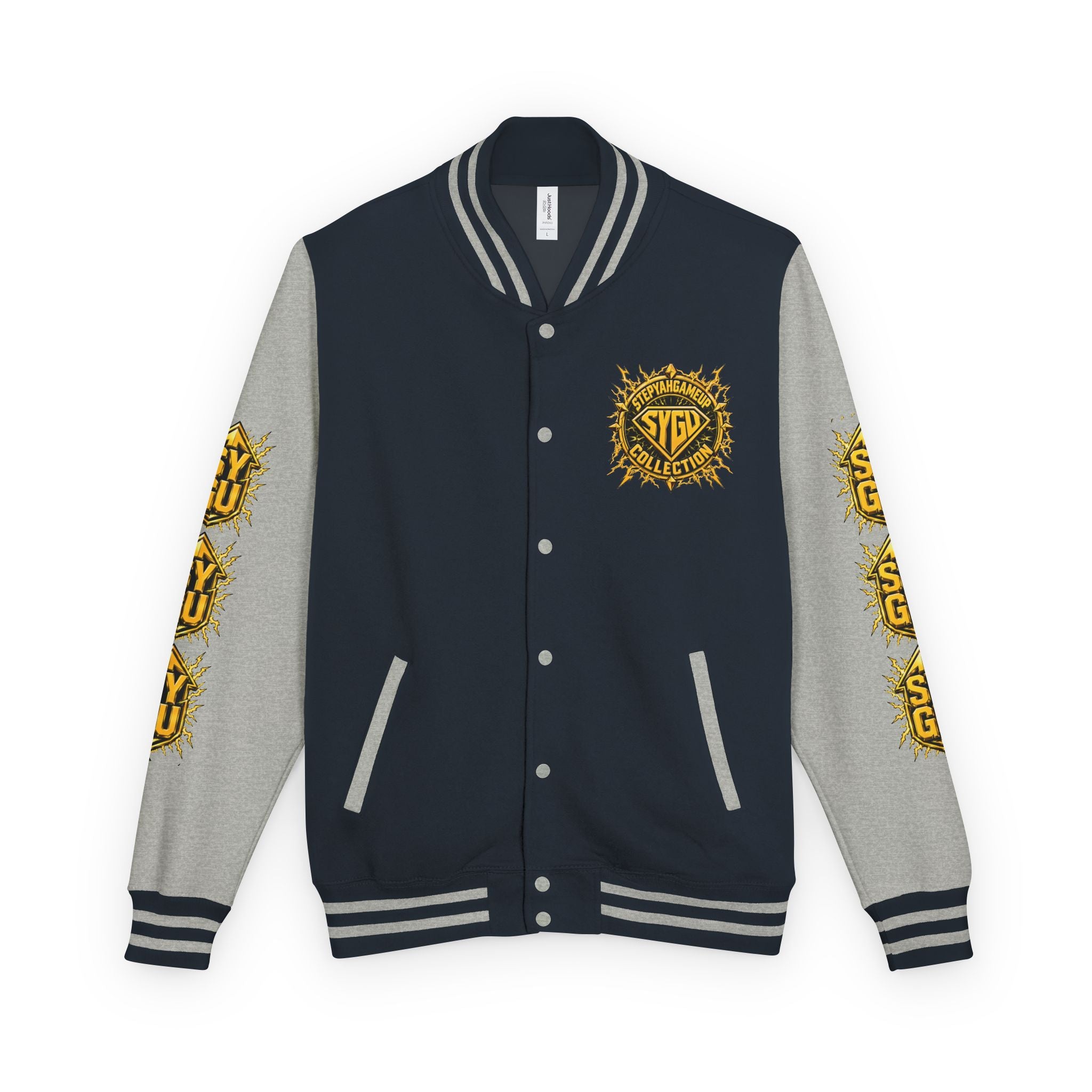 StepYahGameUp — Game On!!!! | Unisex Letterman Jacket
