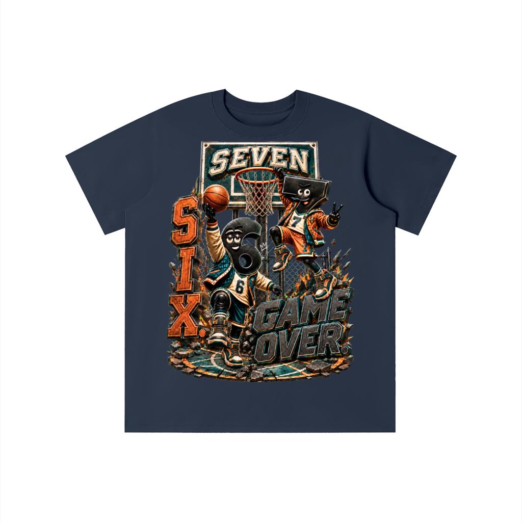 6-7 Street Mode™ Basketball Graphic T-Shirt - Game Over - Youth Unisex Tee