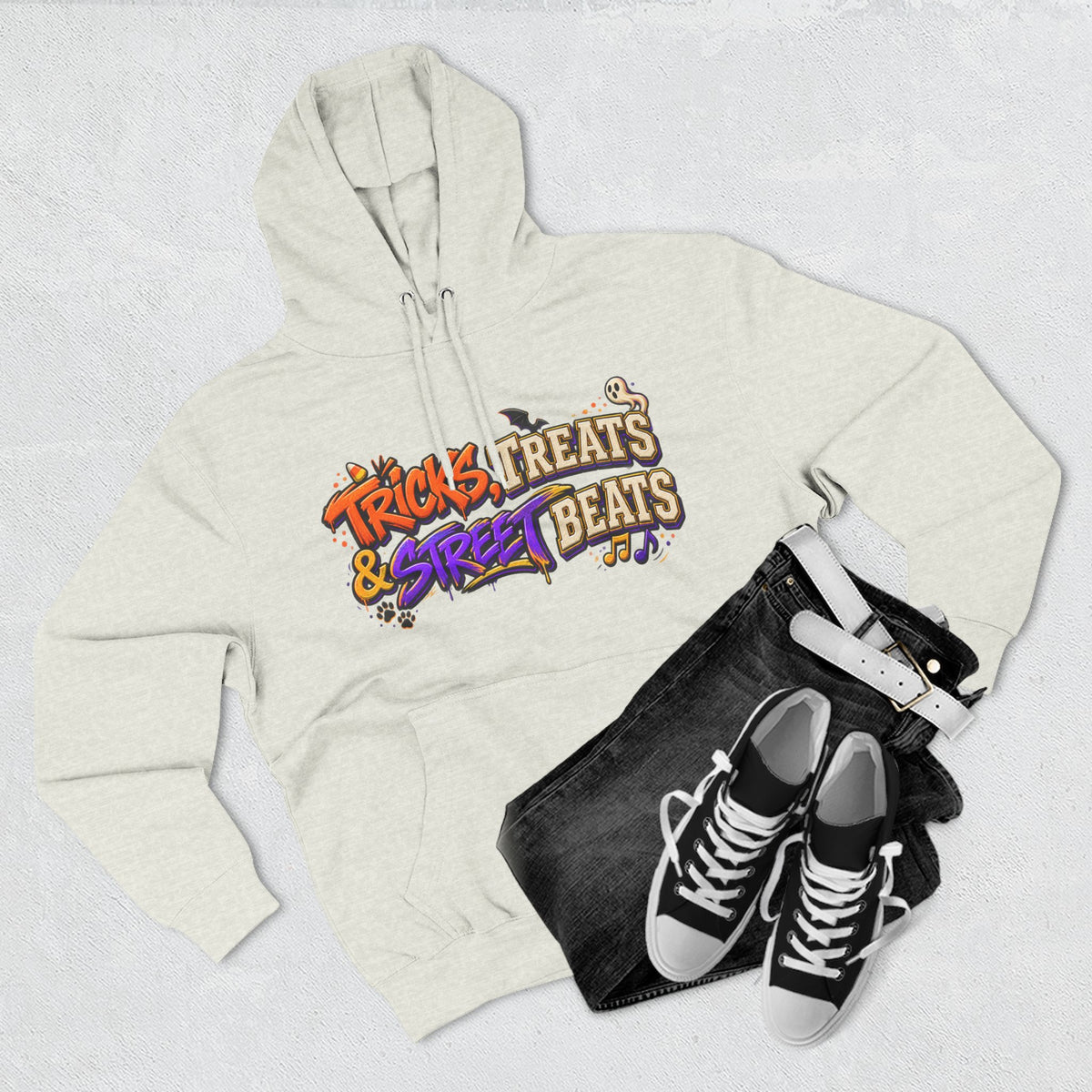 Tricks, Treats & Street Beats — Midnight Trick-or-Treat Crew Halloween Hoodie | Adult Unisex