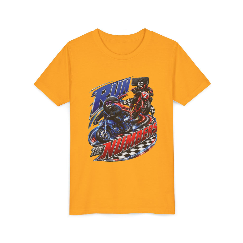 Title: 6-7: Run the Numbers | Youth Unisex Tee