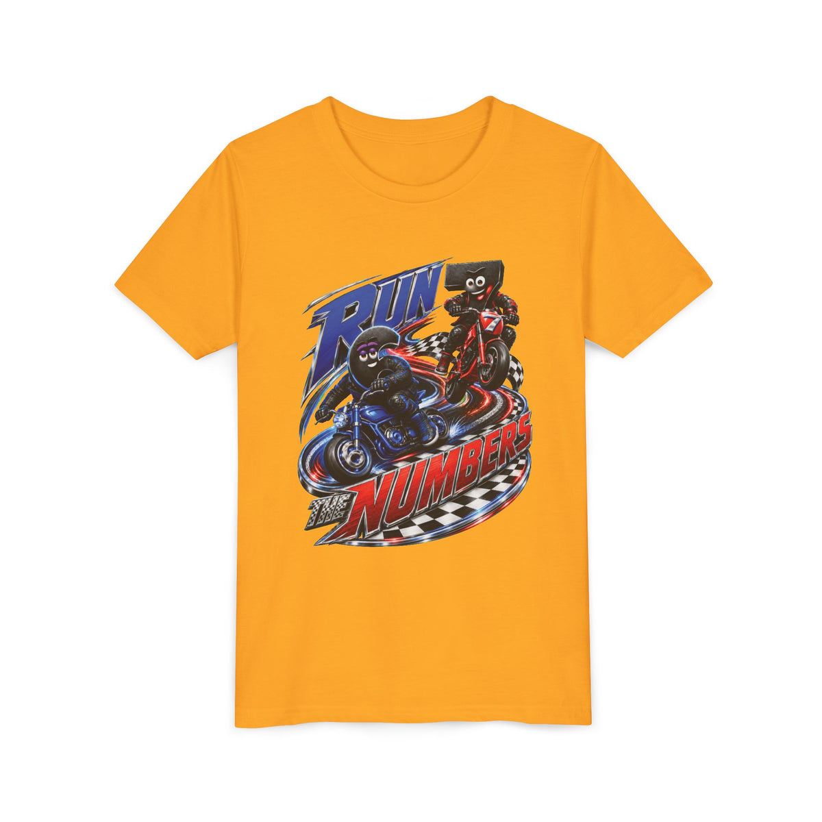 Title: 6-7: Run the Numbers | Youth Unisex Tee