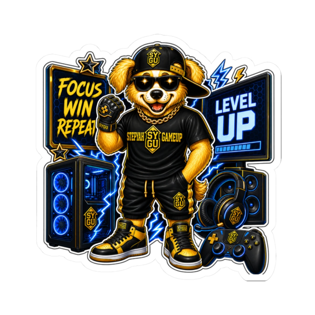 🐕 Ace | Kiss-Cut Sticker