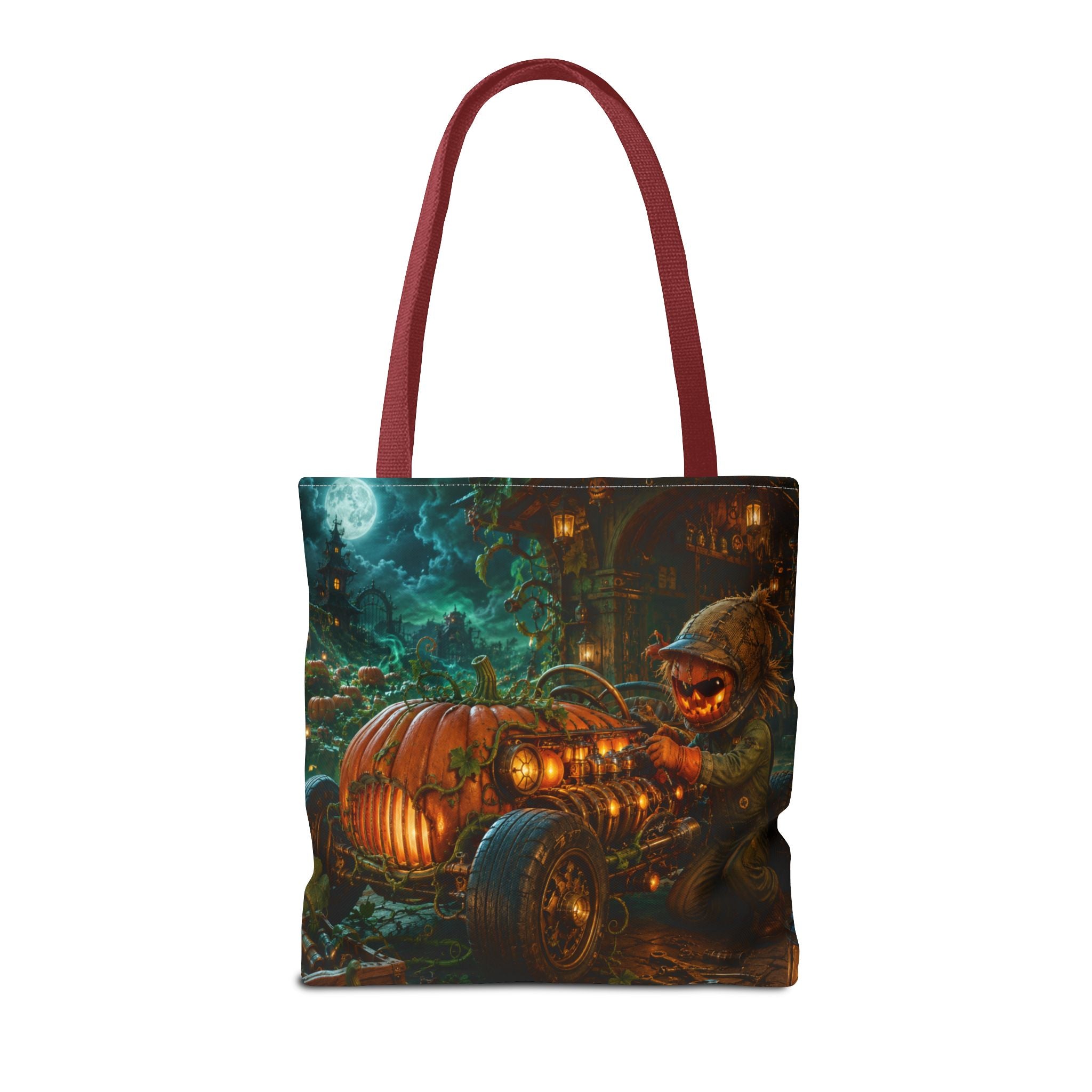 Halloween Tote Bag — Pumpkin Patch Mechanic