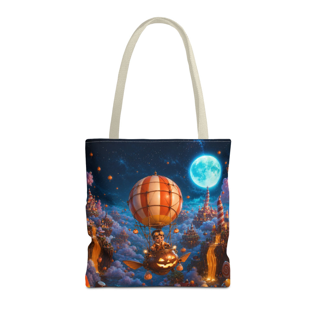Halloween Tote Bag — Candy Corn Sky Captain
