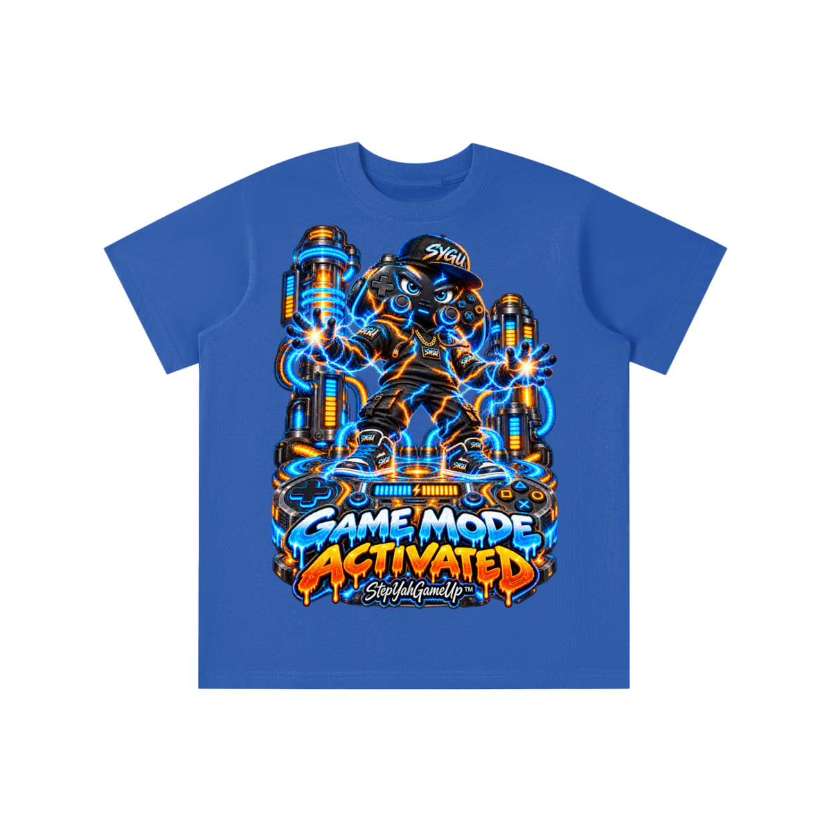 StepYahGameUp™ Game Mode Activated Graphic T-Shirt - Youth Unisex Tee