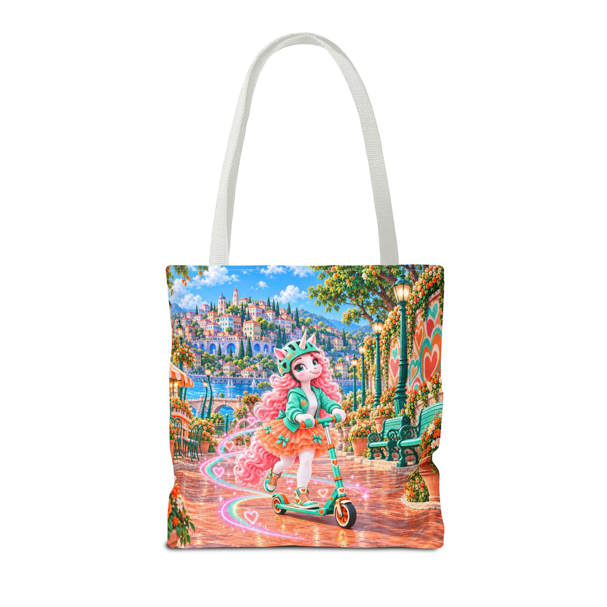 Umyrica Magical Collection™ Ride Your Own Rainbow Unicorn Tote Bag - Everyday Carryall