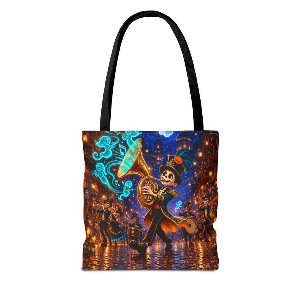 Halloween Tote Bag — Skeleton Brass Parade