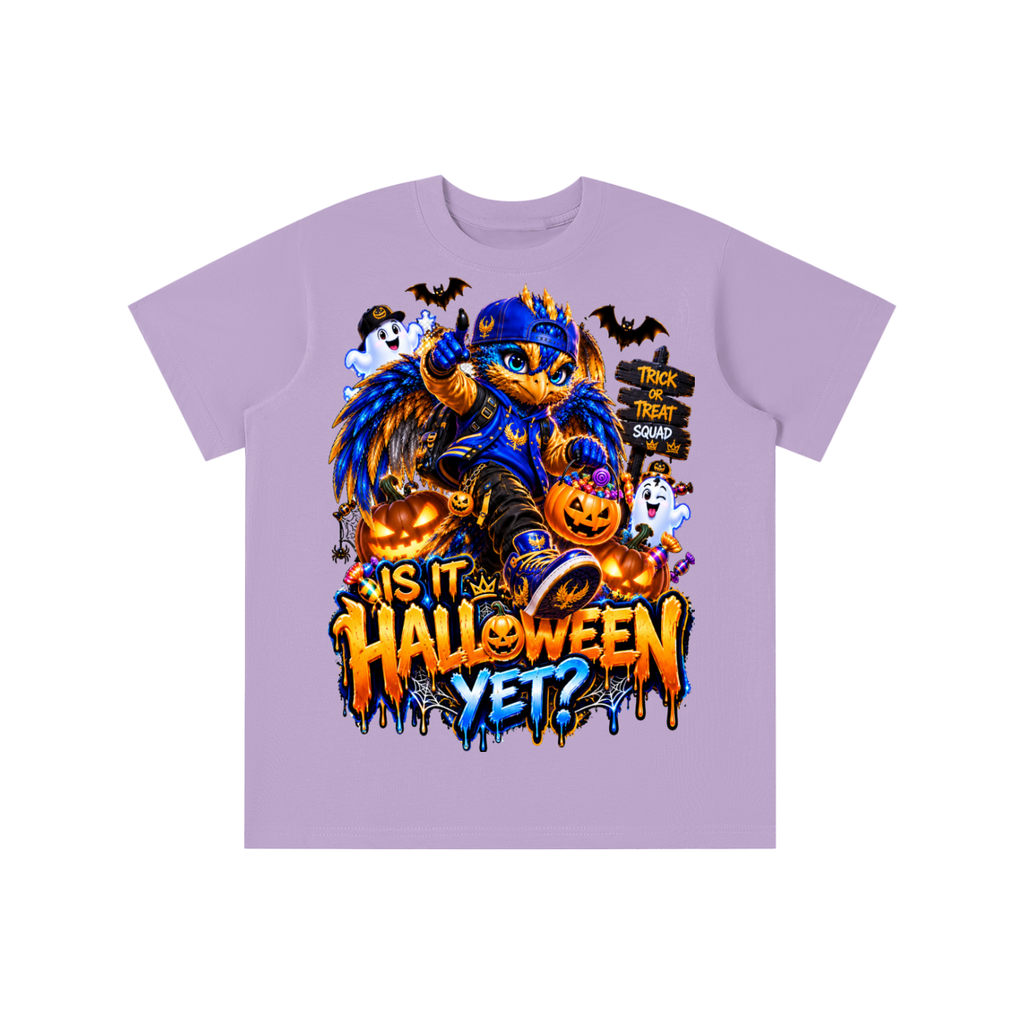 Halloween Owl Trick-or-Treat Graphic T-Shirt - Is It Halloween Yet? - Youth Unisex Tee