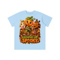 Halloween Pumpkin Kid Graphic T-Shirt - Growing Up Spooky - Youth Unisex Tee