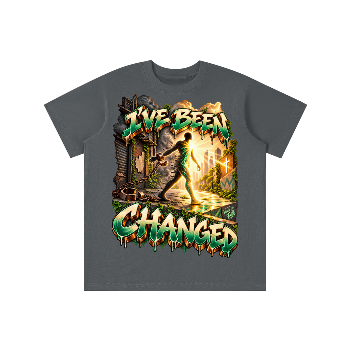 Walk by Faith™ I’ve Been Changed Graphic T-Shirt - Youth Unisex Tee