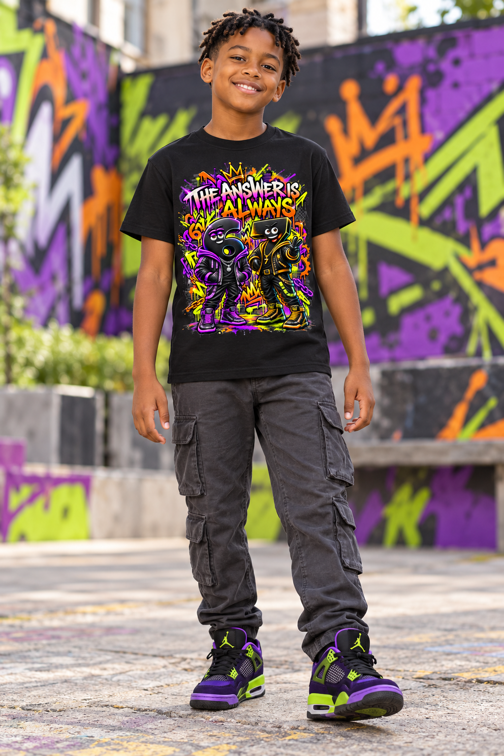 6-7 Street Mode™ Graphic T-Shirt - The Answer Is Always 6-7 - Youth Unisex Tee